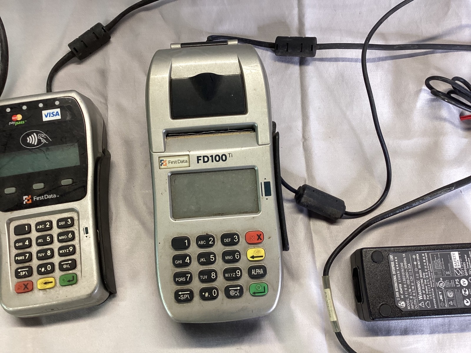 First Data FD100 TI FD100TI FD-100 and FD35 FD-35 Credit Card Machines