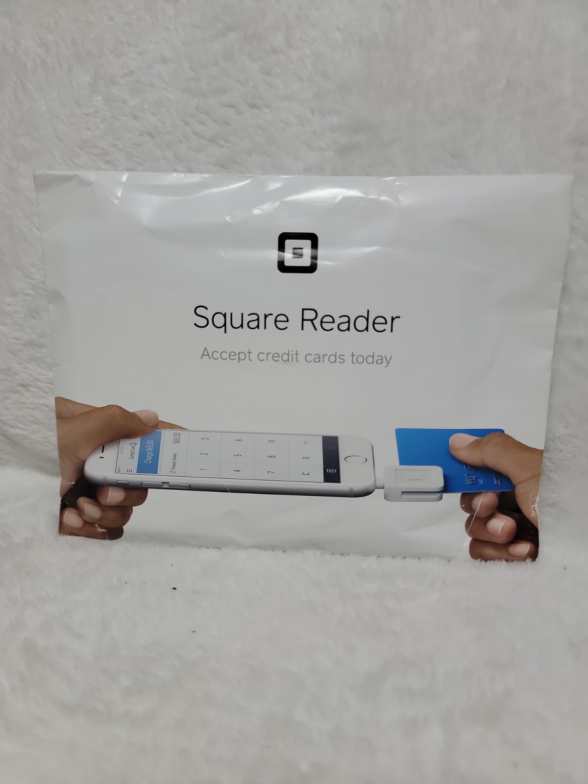 Square A-PKG-0223-04 Credit Debit Card Reader – White for Apple iPhone