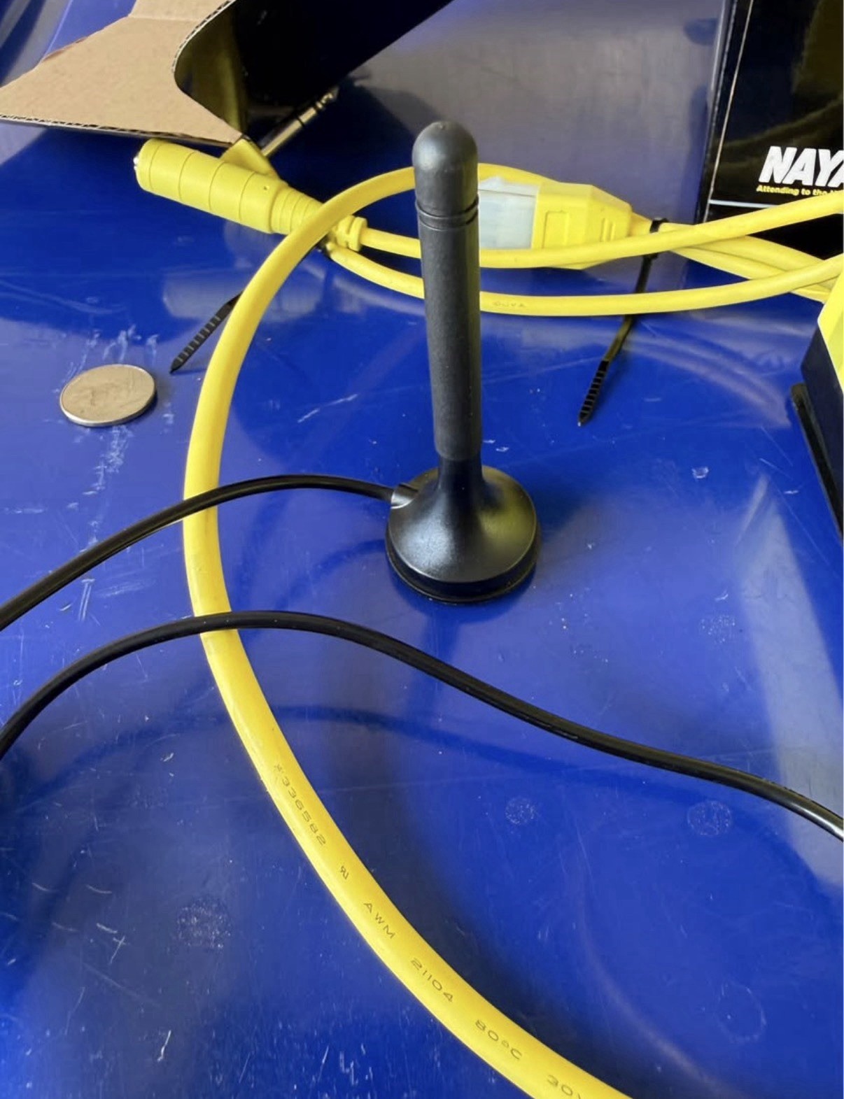 Nayax VPOS Credit Card Terminal/Reader with Cables and Antenna