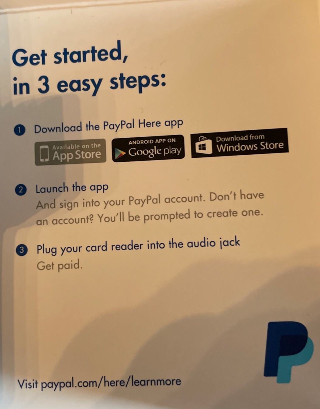 Paypal Mobile Card Reader Point Of Sale Device iOS/Android/Windows 2015