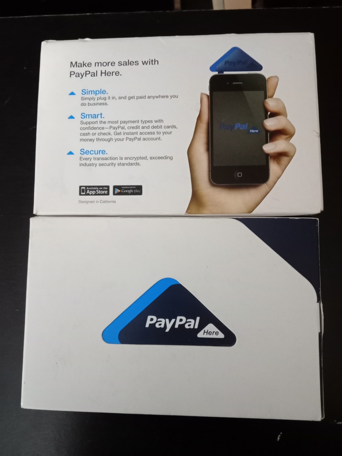 2 PayPal Mobile Credit Card Reader Swiper For iPhone Ear Jack