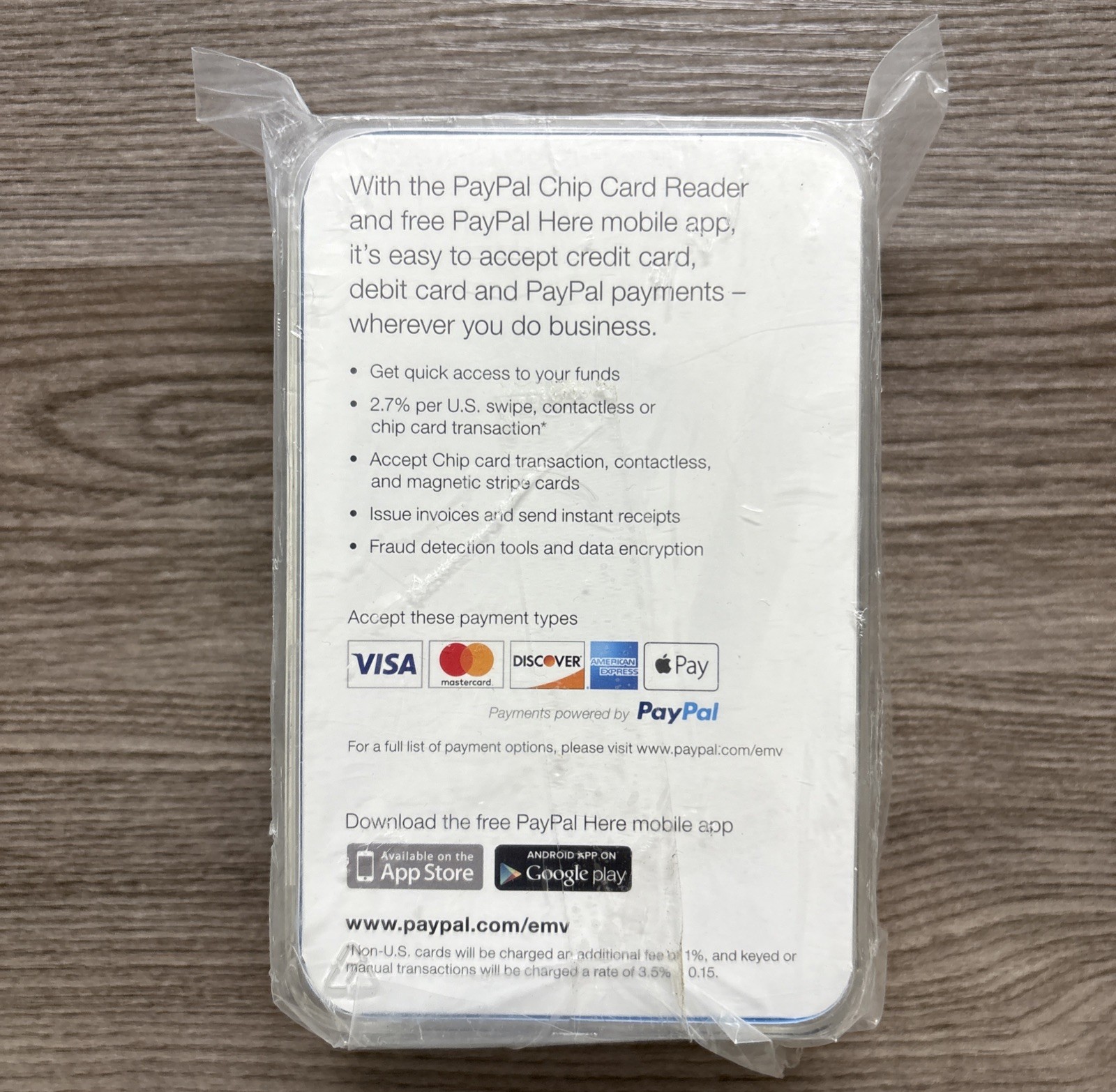Paypal Chip Card Reader Contactless Enabled M010-PROD10-V2