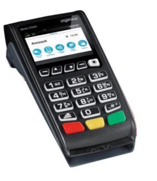 **READ**Ingenico Desk 3500 – Countertop terminal** Merchant Services Required**