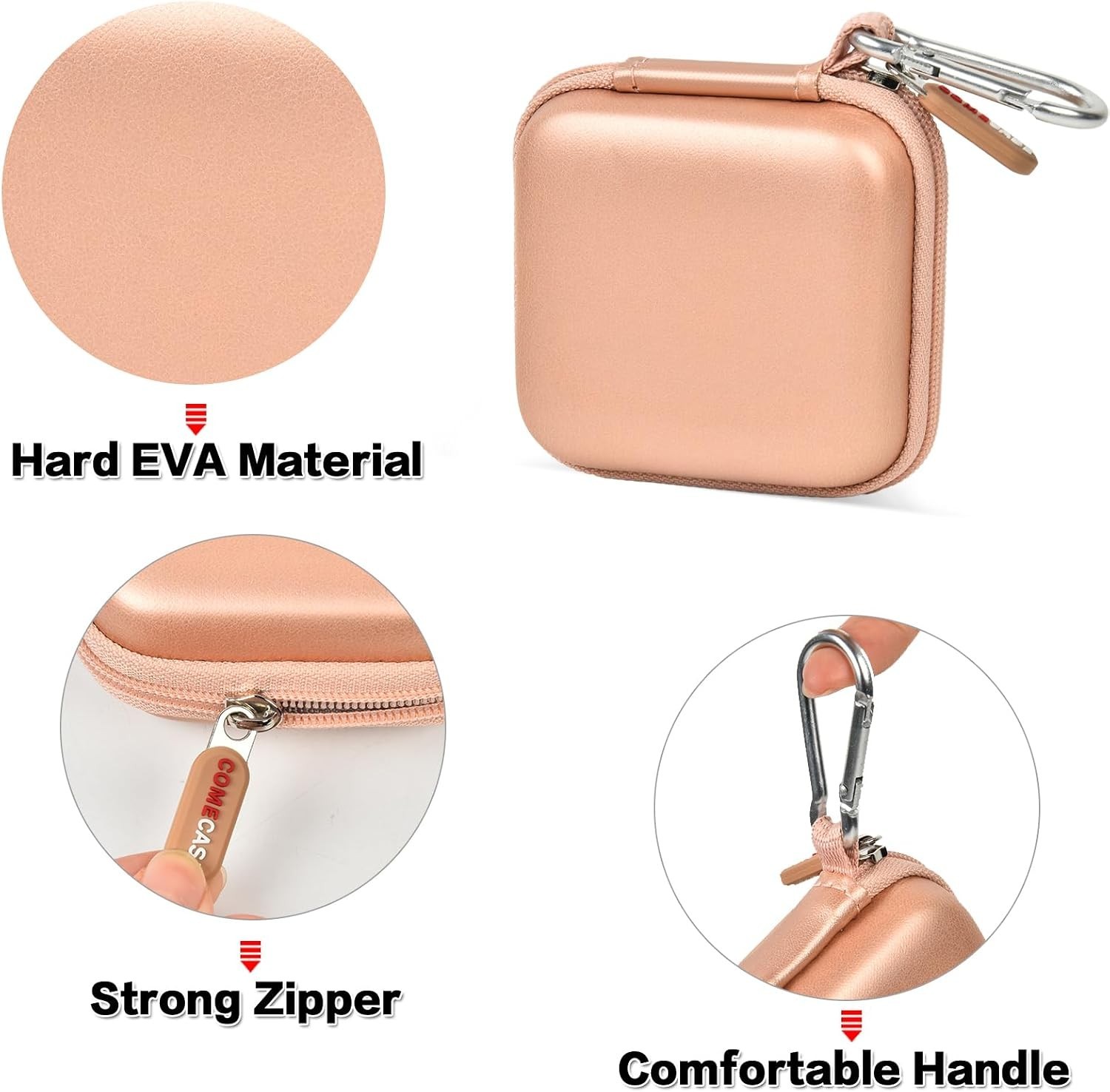 Shockproof Card Reader Case with Carabiner – Travel Ready and Stylish