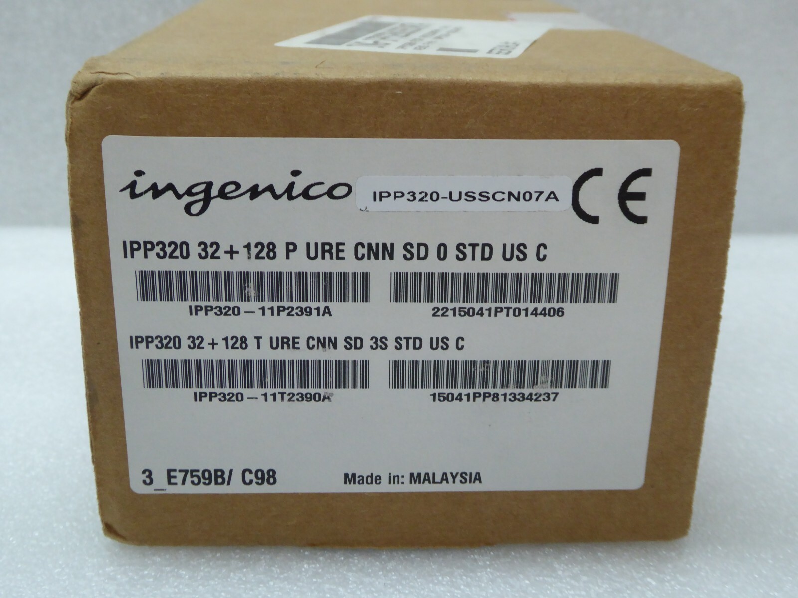 Ingenico iPP320 Pin Pad Payment Terminal Swipe Card Reader