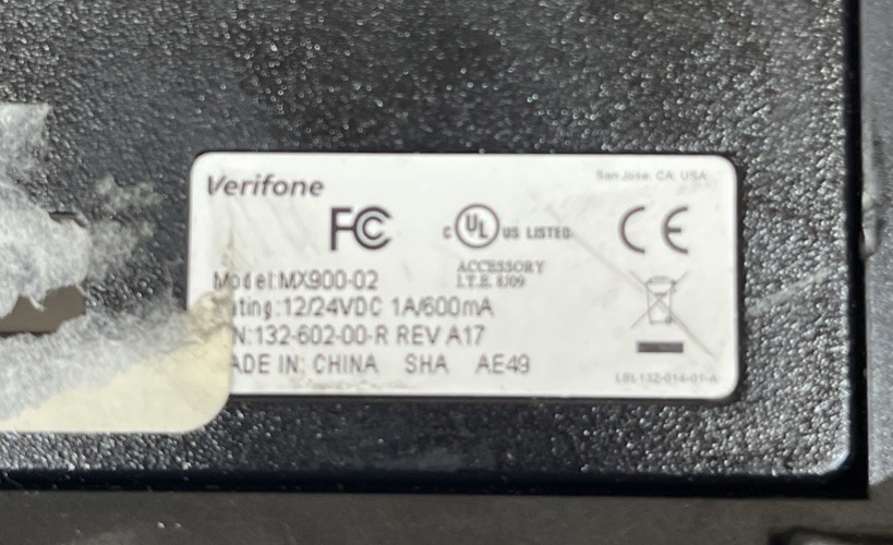 Lot of 2 Verifone MX925 Genius Payment Terminals w/ pen untested parts only