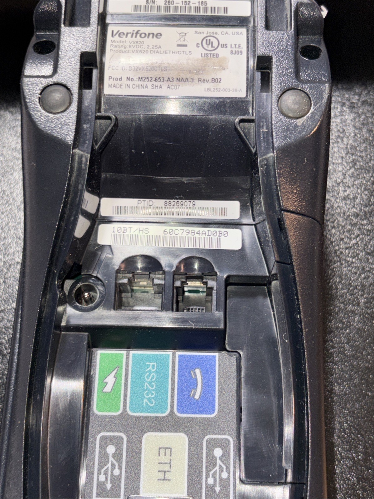 VeriFone VX 520 CTLS M252-653-AD-NAA-3