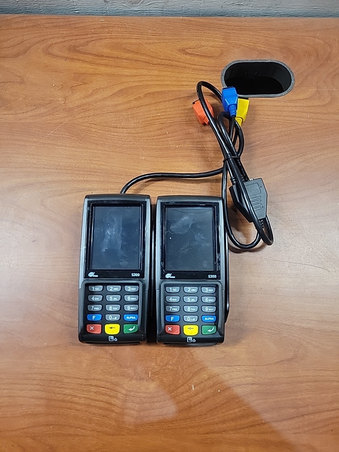 (2) PAX S300 Integrated PIN Pad Credit Card Terminal