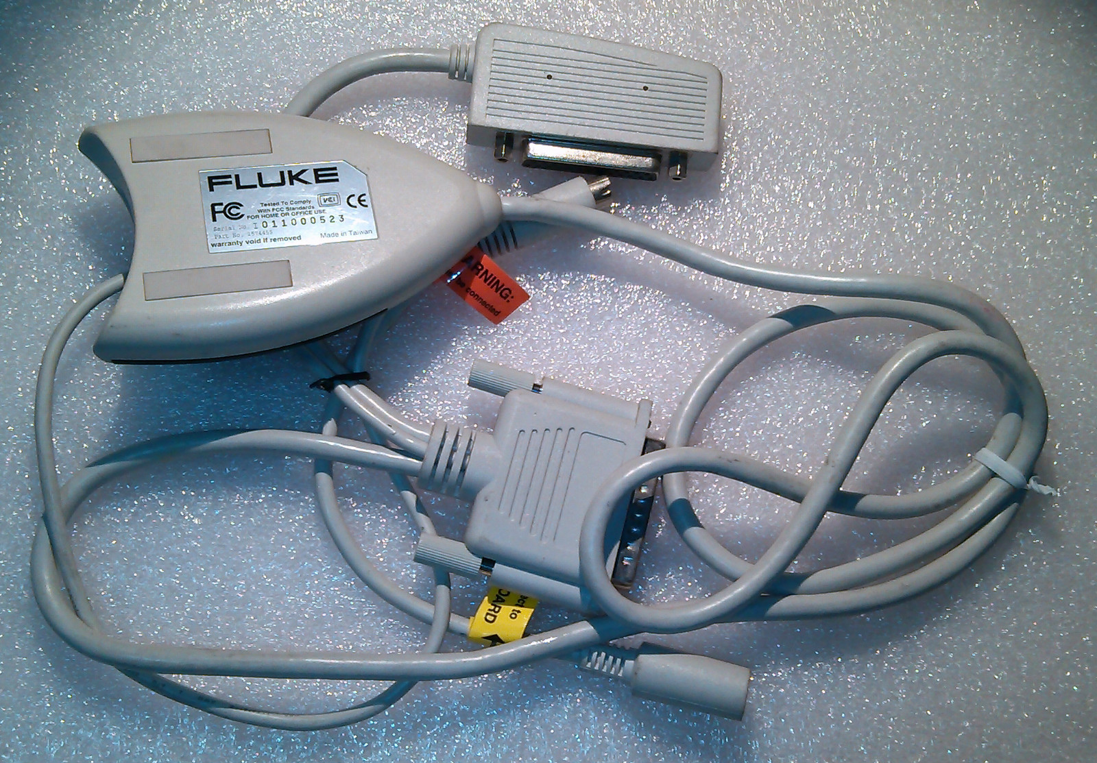 Fluke P/ N 1574455 Card Reader with Cables / MEMORY CARD READER/2 AT-PS2 ADAPTER