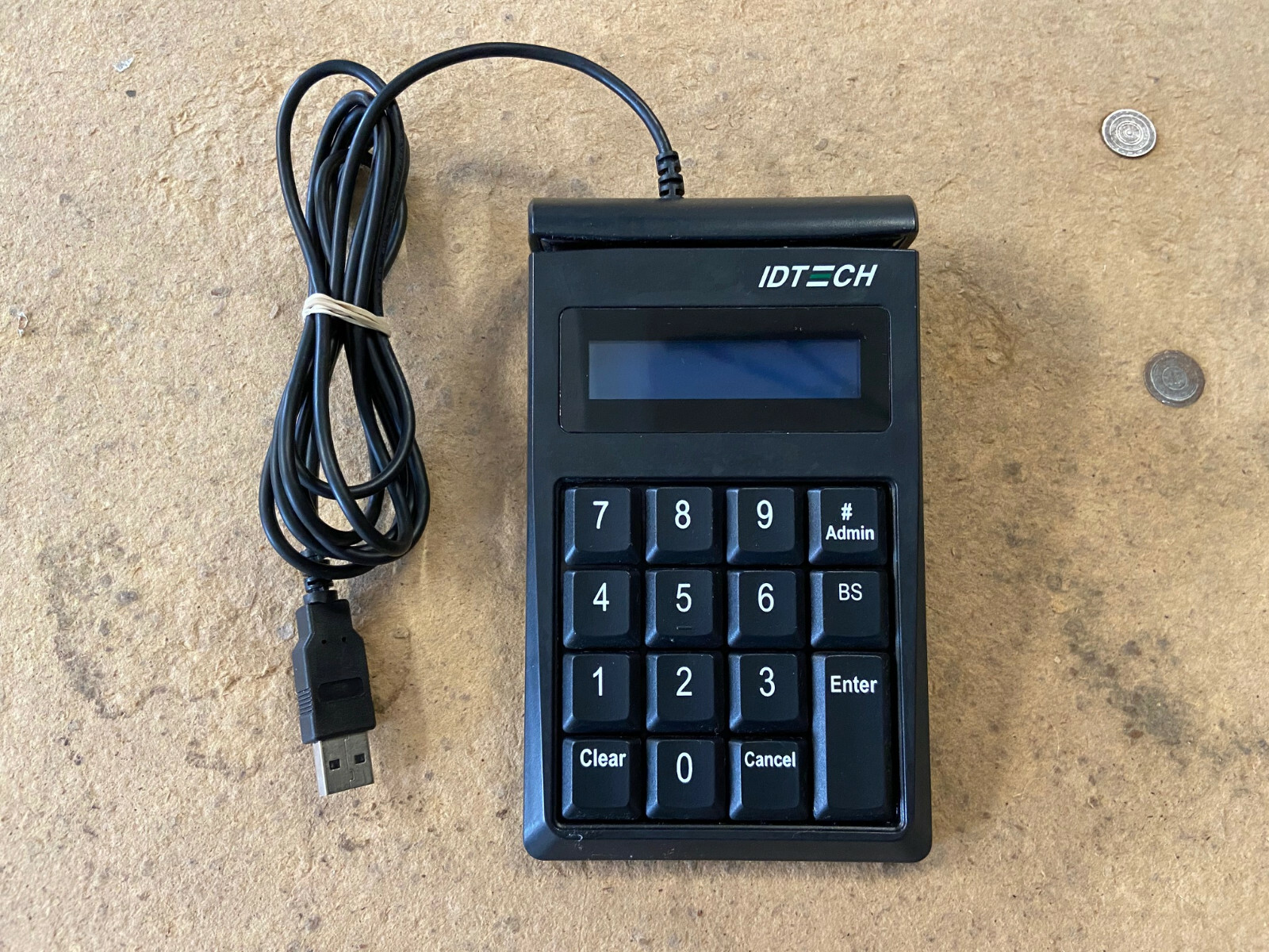 IDTECH Secure Key Card Reader M130 w/ Magstripe Reader IDSK-534833BL USB
