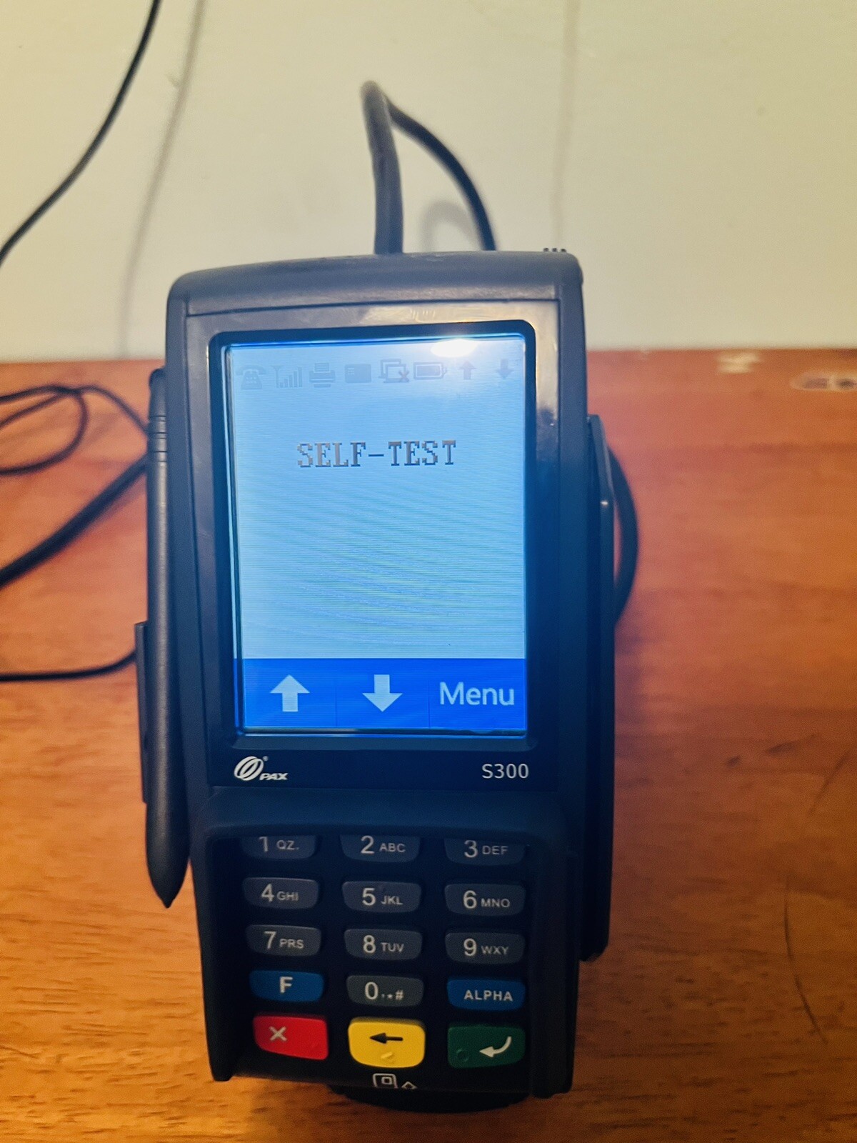 PAX S300 PIN Pad Credit Card Terminal Account Status Unknown Tested