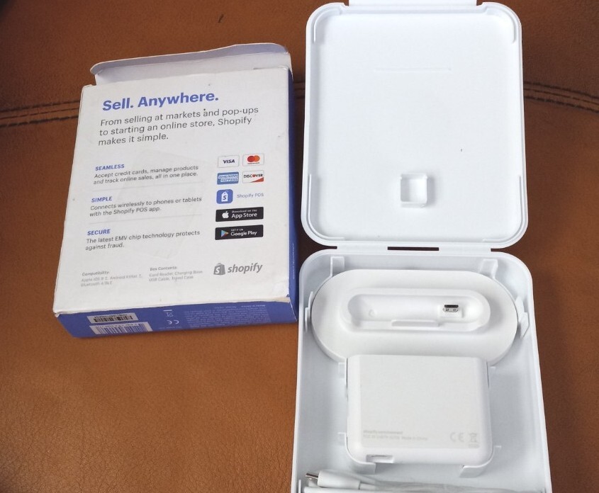 Shopify Chip & Swipe Reader S1701 Wireless and Secure New Open Box