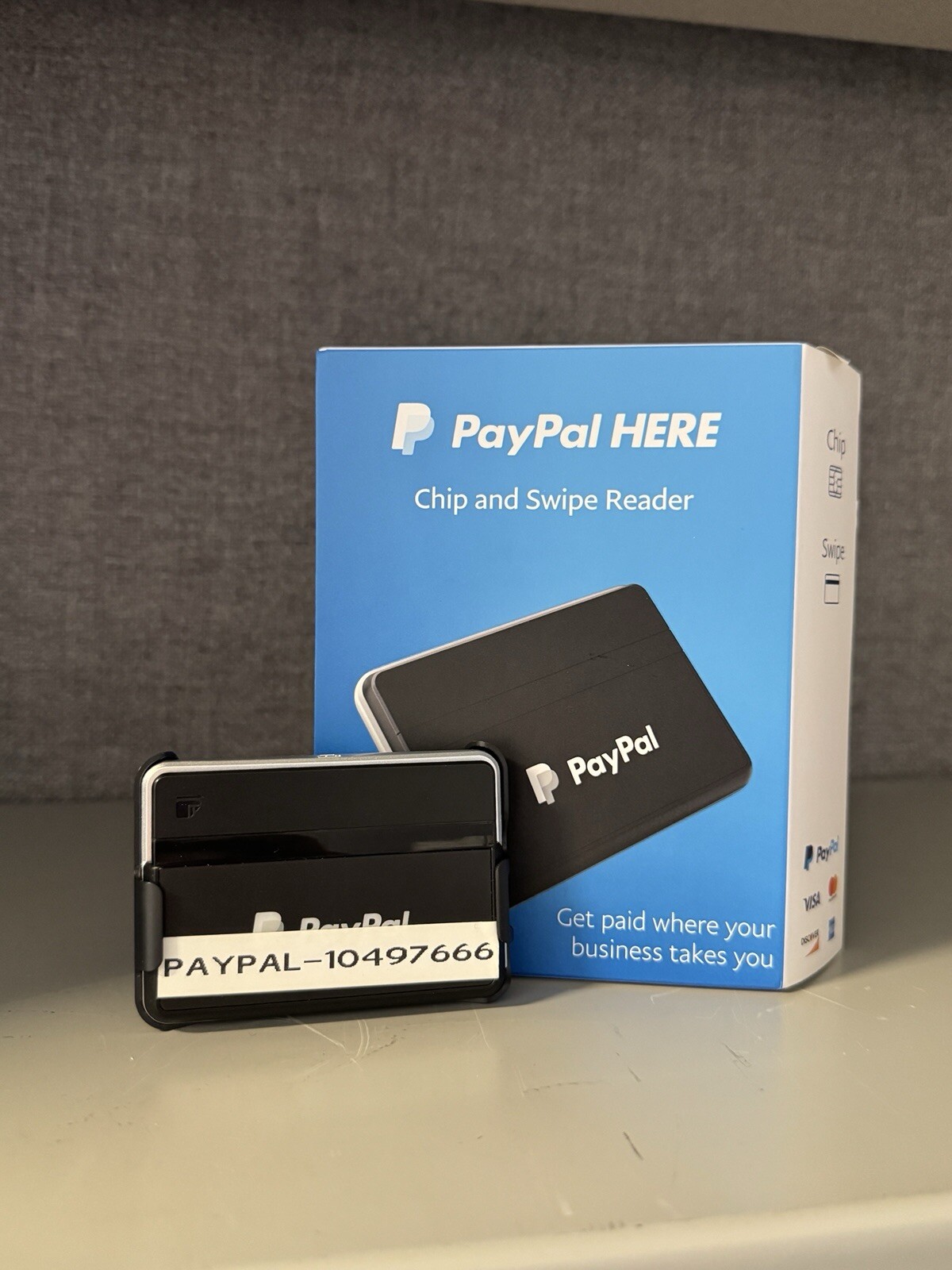 PayPal PCSUSDCRT Chip and Swipe Reader – Black