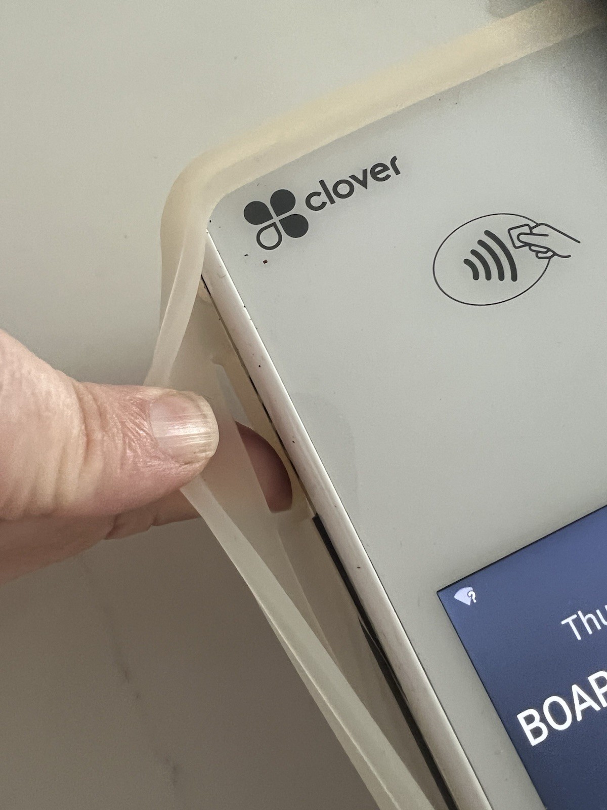 Clover Flex K400 U Credit Card Processor with Charging Cradle LOCKEDOUT