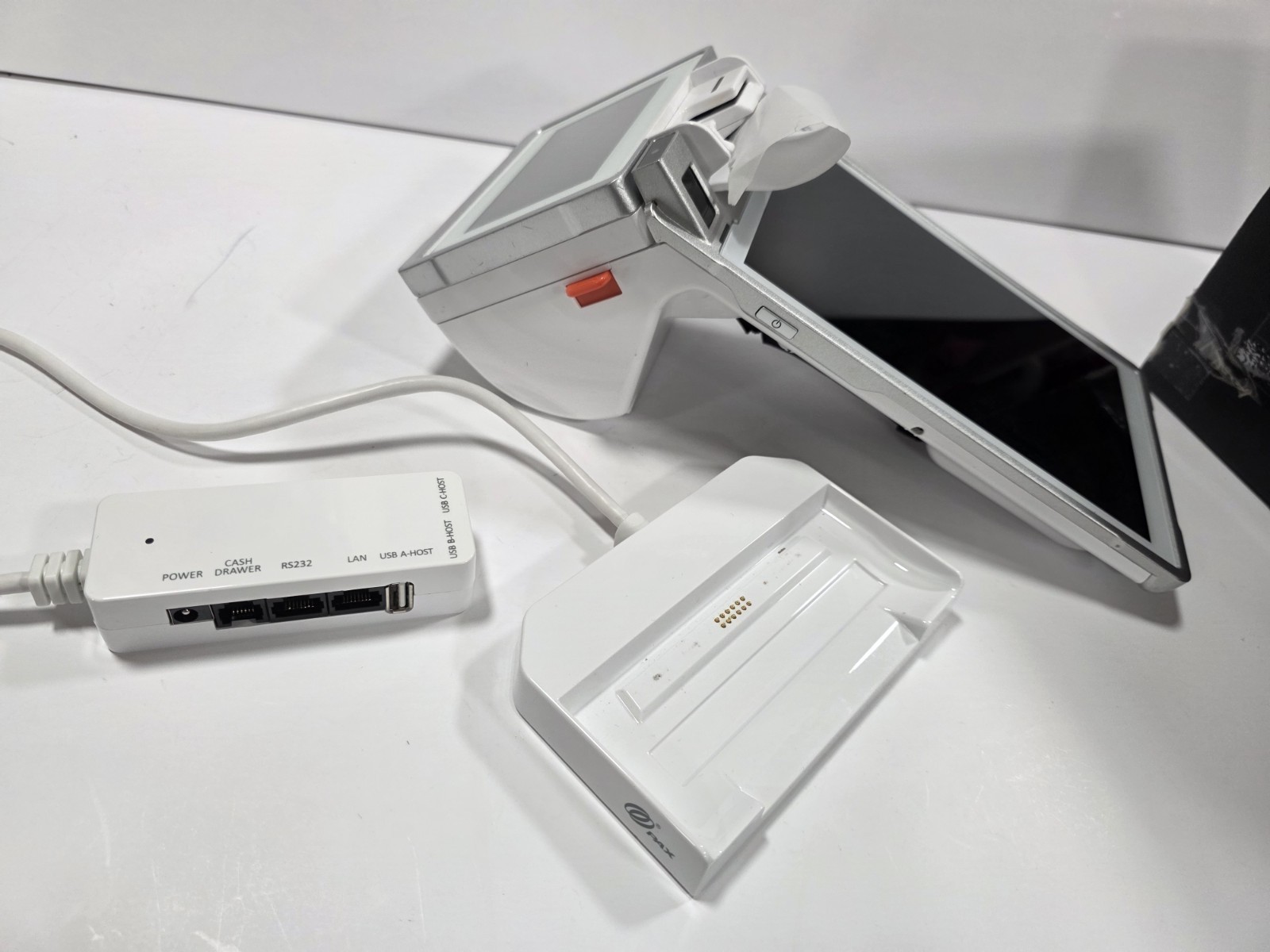 PAX E600 Android POS terminal Merchant Bar Shop Sales Needs Battery/power Cord