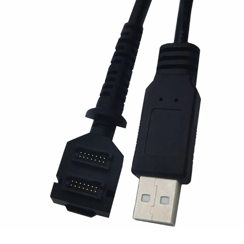 10Ft USB2.0 A Male To Double IDC 14Pin Cable For Scanners VX805 VX820