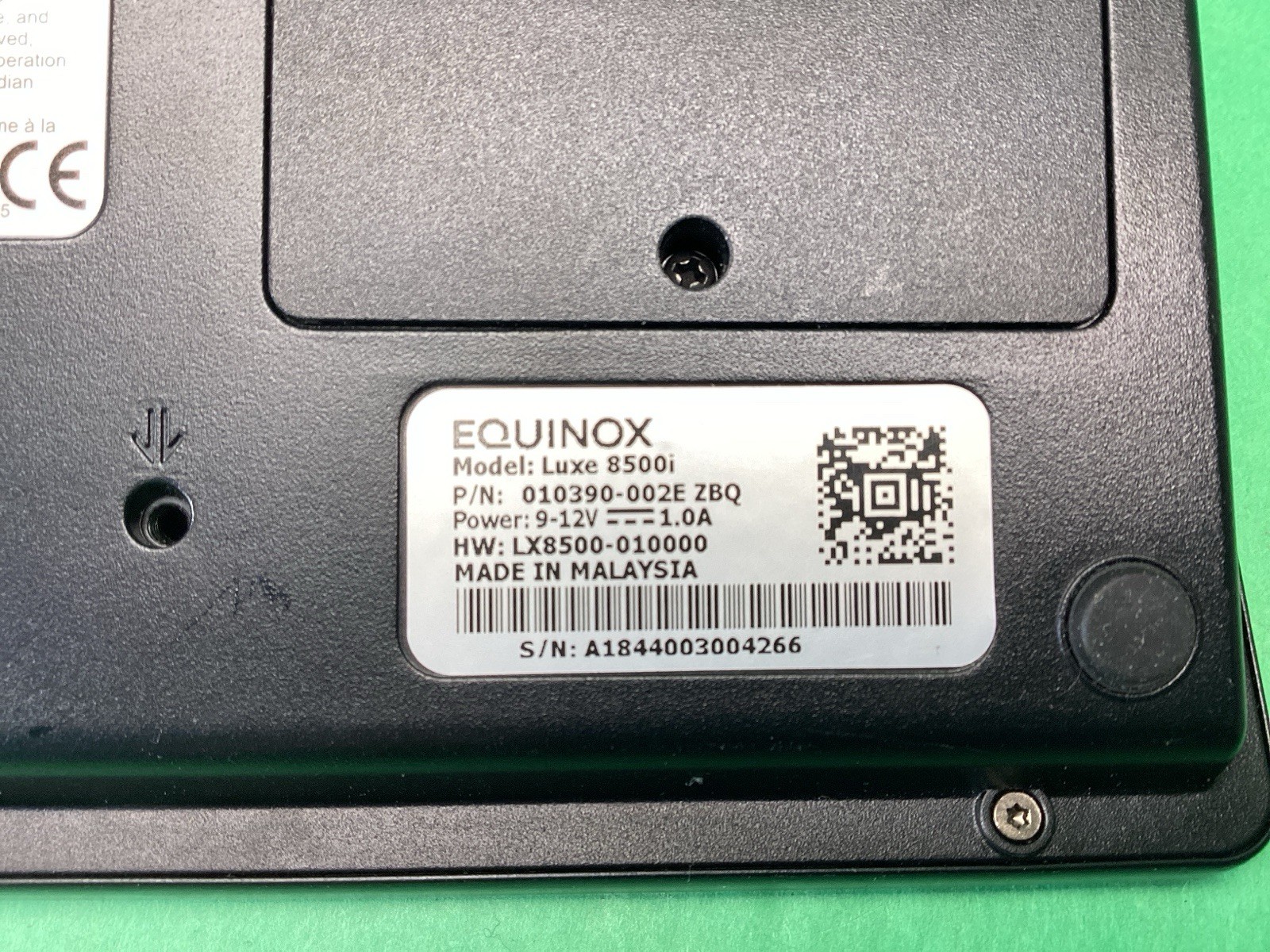 Equinox Luxe 8500i Touchscreen Payment Terminal POS 010390-002E – UNTESTED