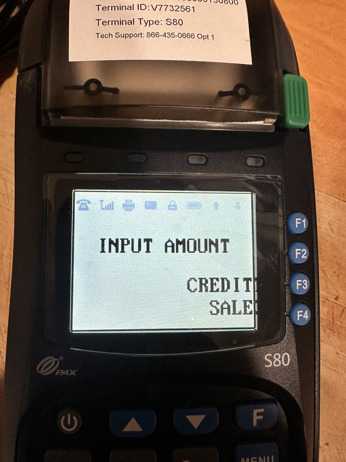 PAX S80 Credit Card Terminal Unit