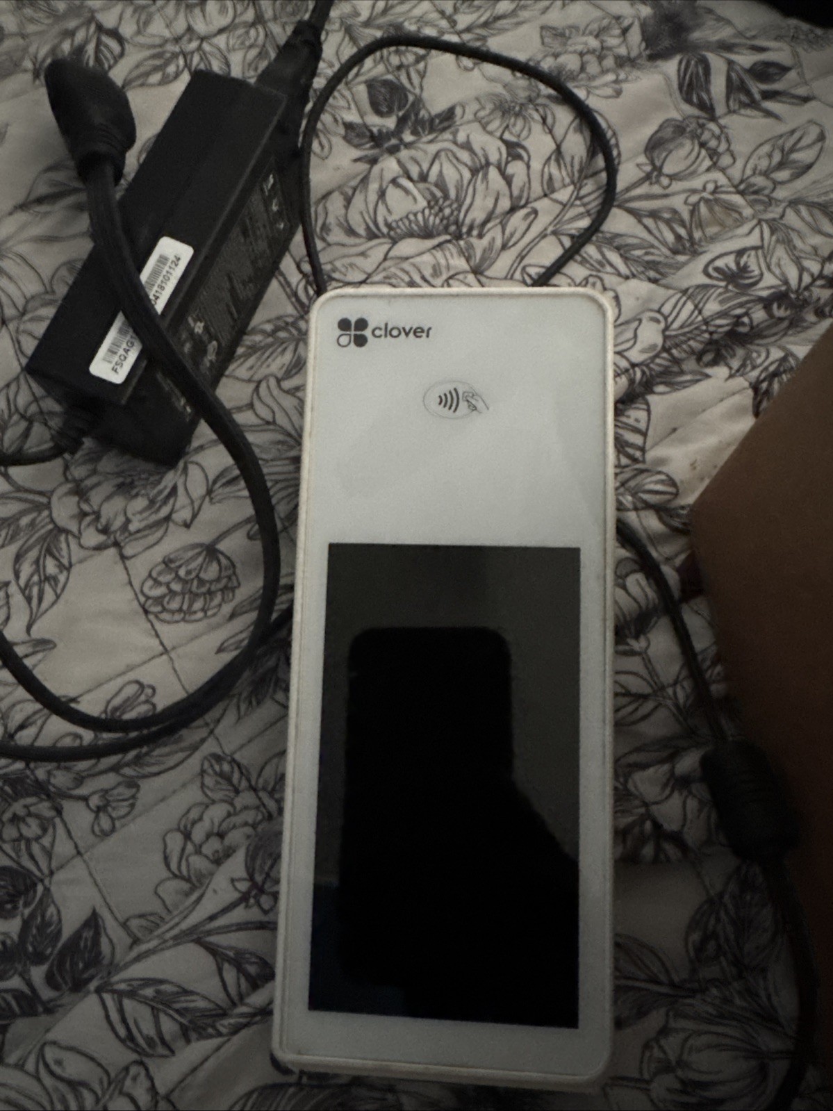 Clover Flex 3 Handheld POS System C405 w/ Wireless Charger K405 and Power Cord