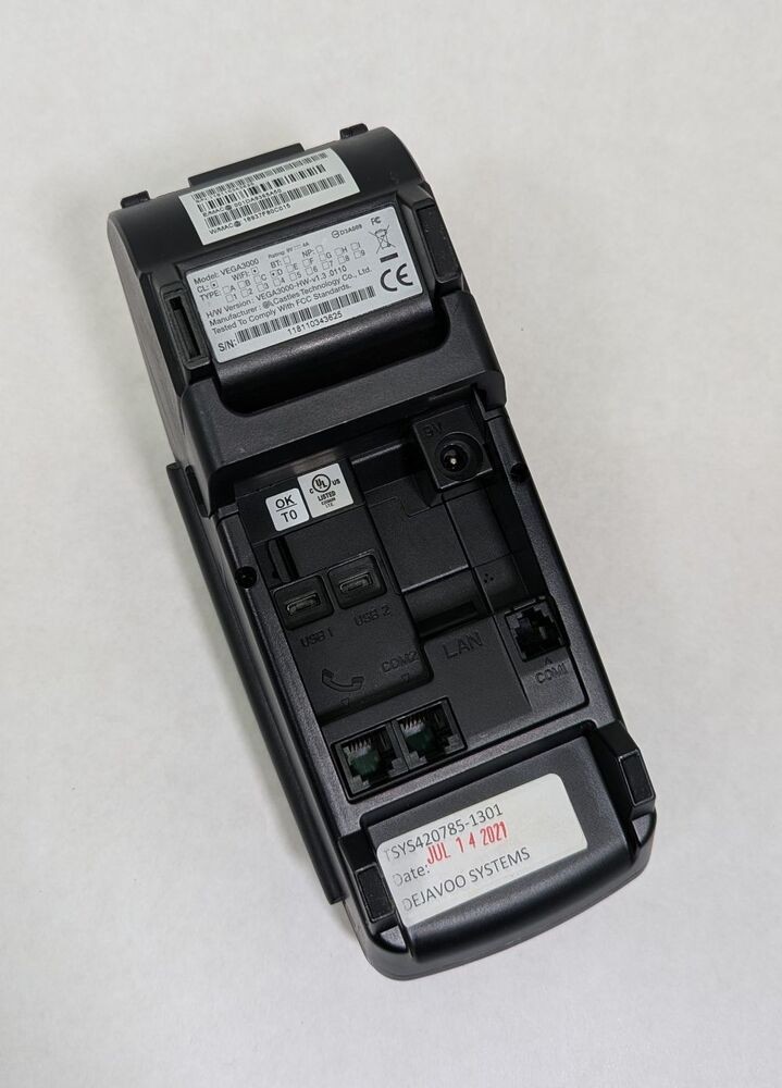 Dejavoo Z11 VEGA3000 Credit Card Terminal (Unlocked)