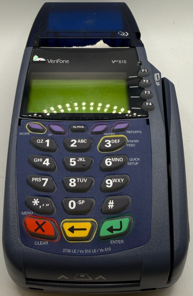 VeriFone OMNI 5700 Credit Card Terminal Vx610 Used