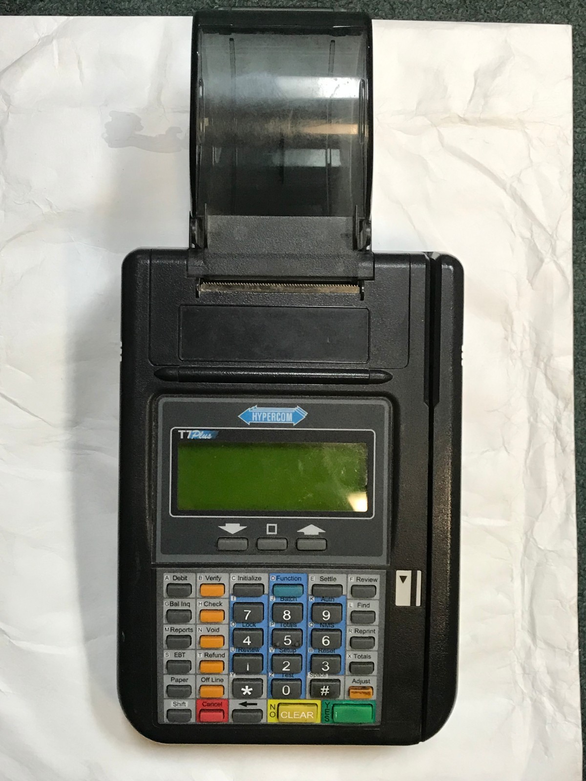 HYPERCOM T7PLUS (P/N: 010228-041U) POWER ADAPTER INCLUDED