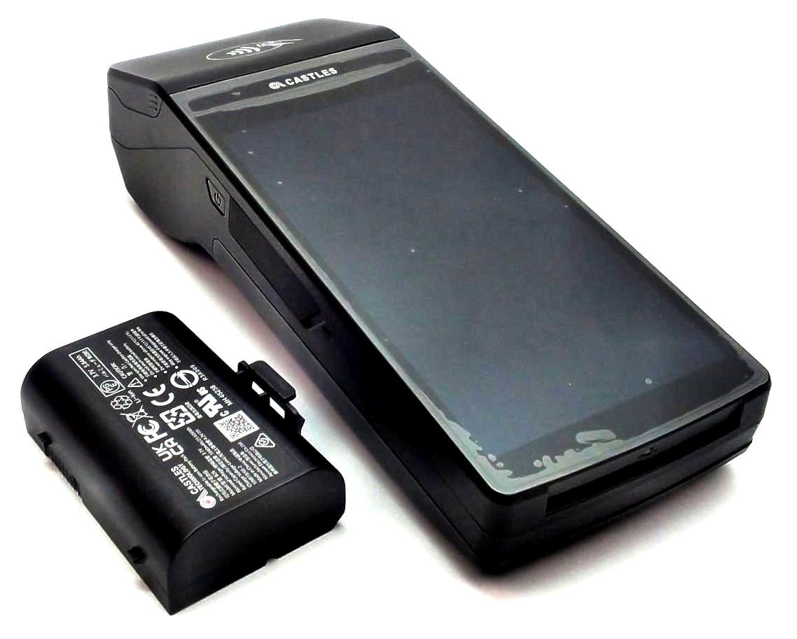 Castles SATURN1000 Card Payment Terminal Android Wireless Contactless 10512087