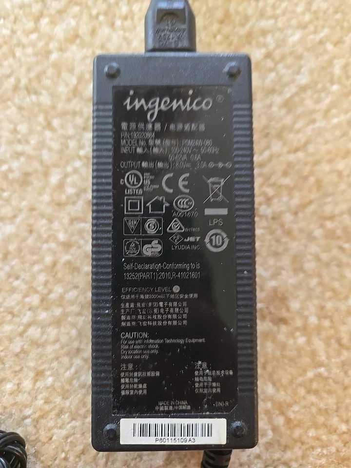 Ingenico DESK/3500 OR DESK/5000 Power Supply