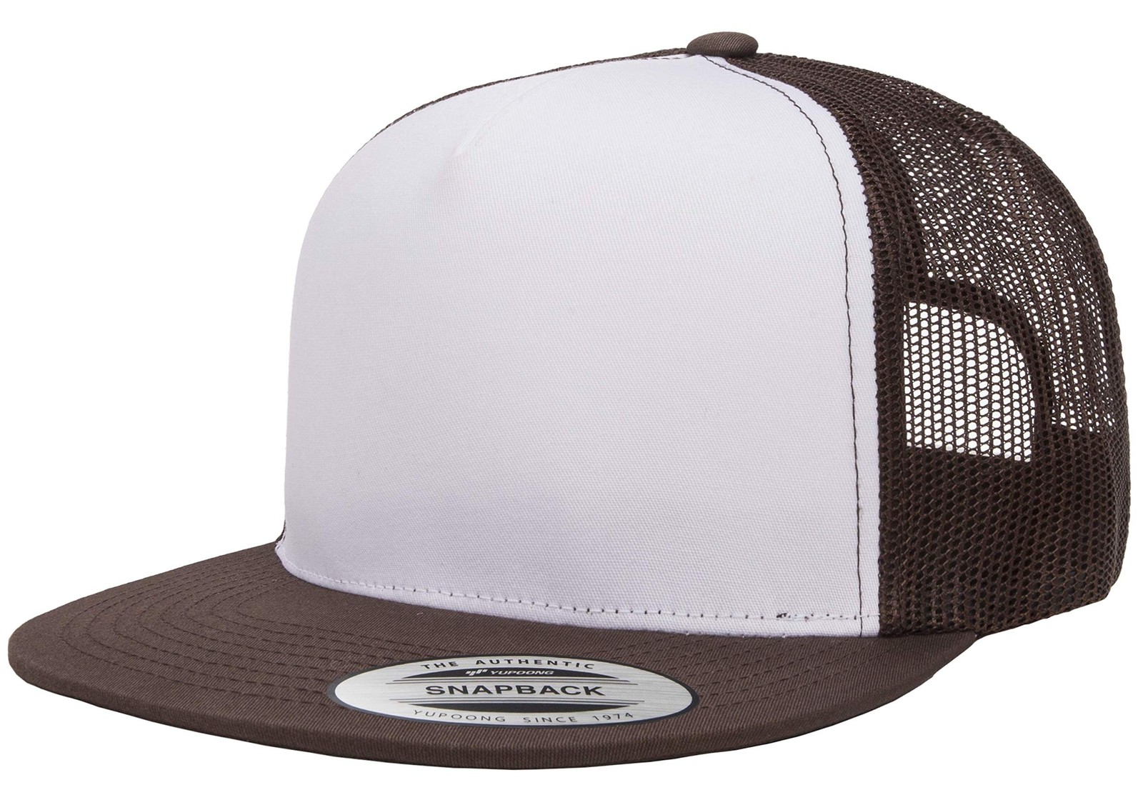 Yupoong Men’s Yp Classics Classic Trucker Cap – White Front One Size