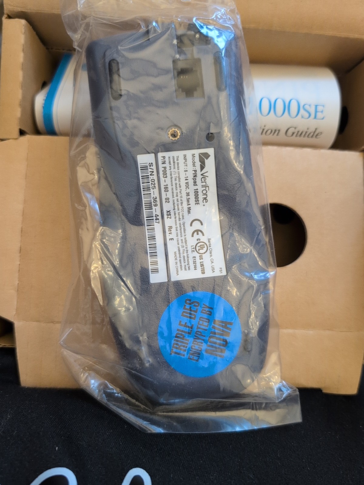 PINPAD 1000SE, MS/DUK/3DES STD POS SYSTEMS (New Open-Box)