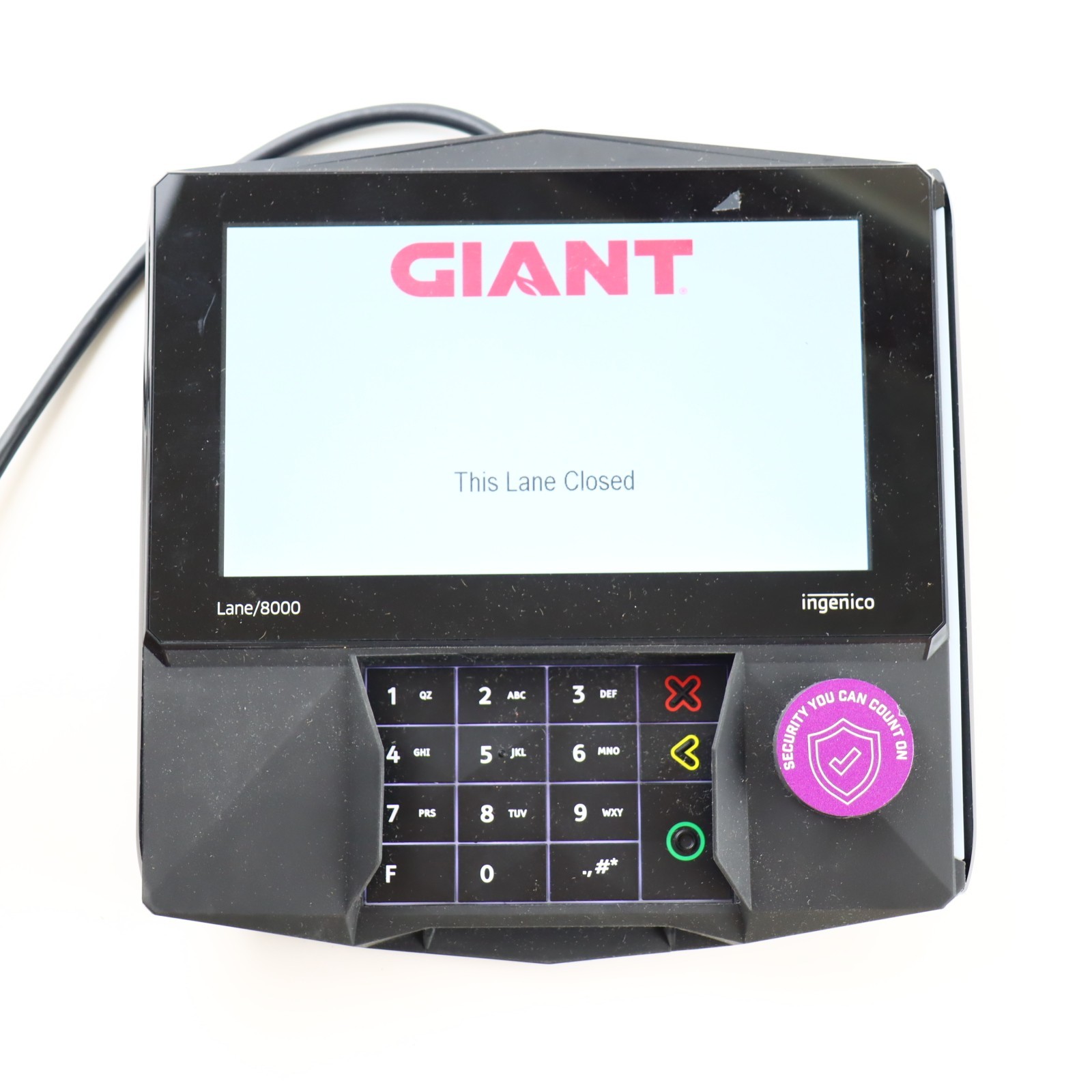 INGENICO Lane/8000 Credit Card Payment Terminal LAN800-USPOM19A PRH32613575A