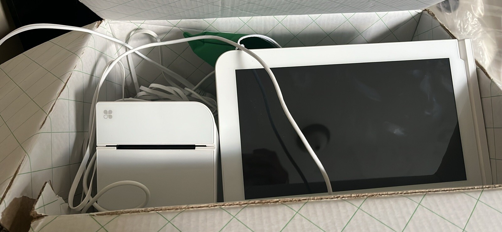 Clover Station C500 POS Point of Sale System P550 printer the complete set