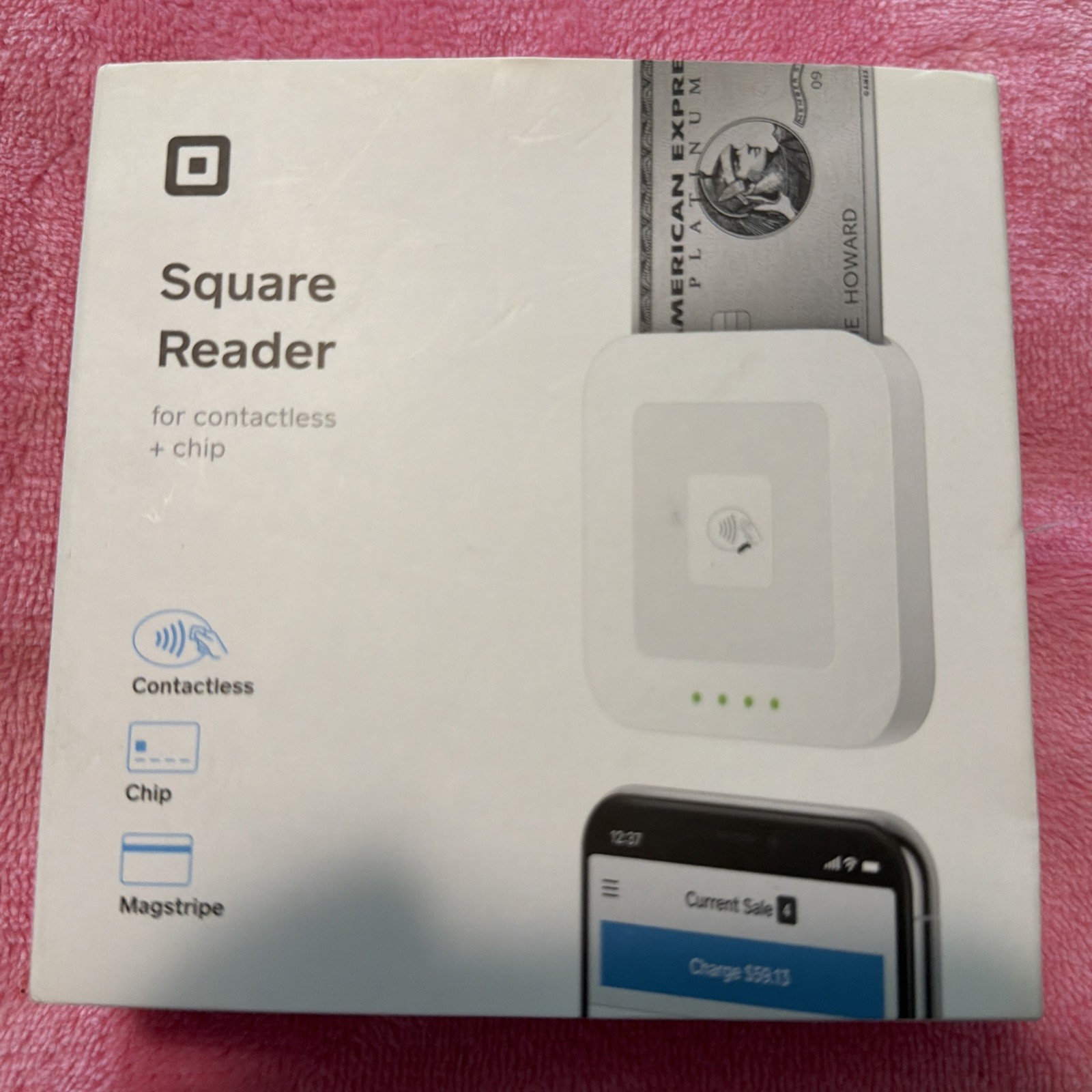 New Sealed Square Reader For Contactless + Chip & Magstripe Reader iOS & Android