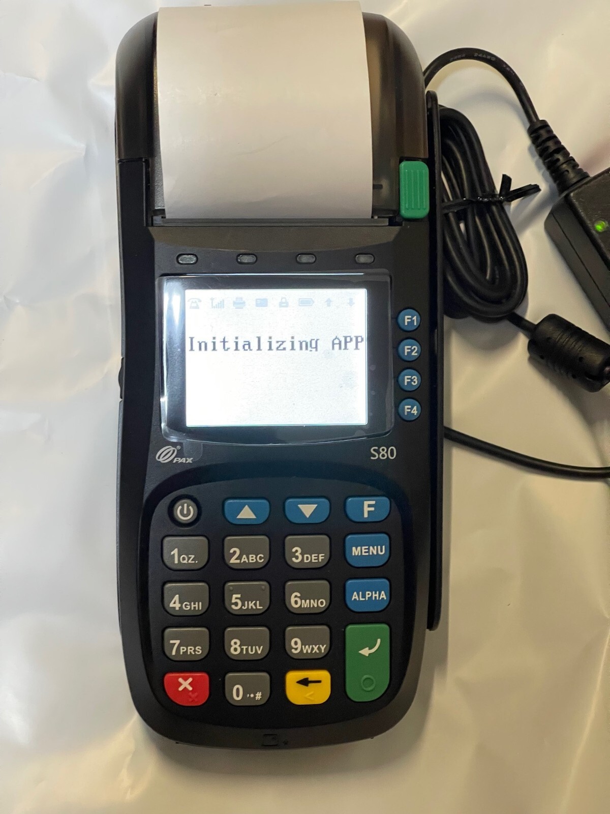 PAX S80 POS Credit Card Terminal Plus Accessories in Orig. Box, Great Condition