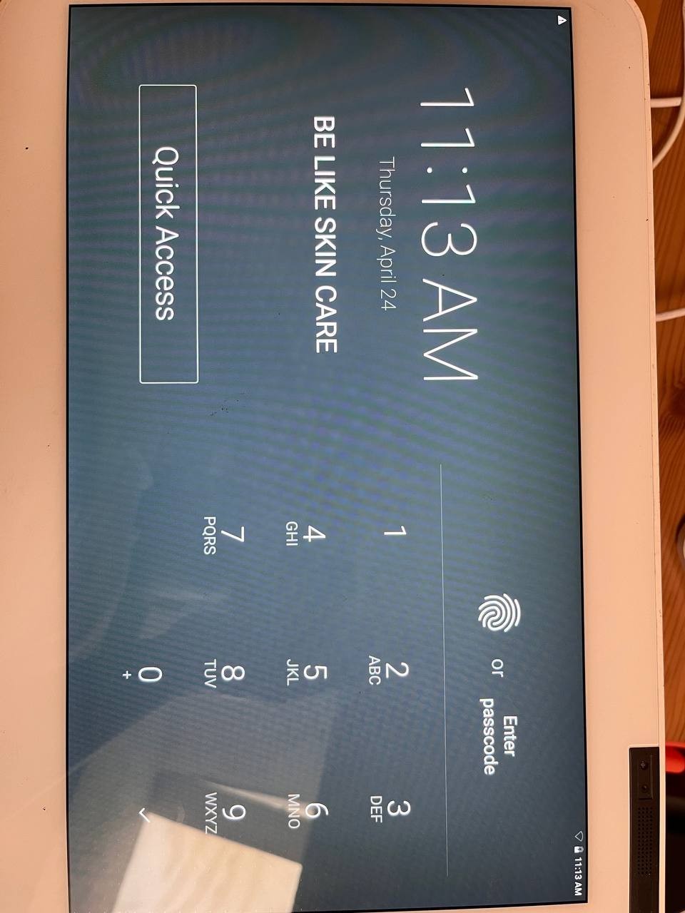 Clover C500 POS Terminal Screen Only Powers On PIN Locked For Parts