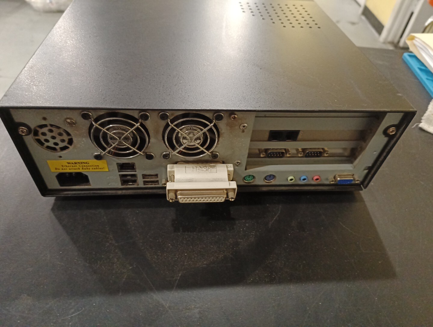 v950 VeriFone Ruby Sapphire P158-100-04 Rev Joo J00 with DVD, used with warranty