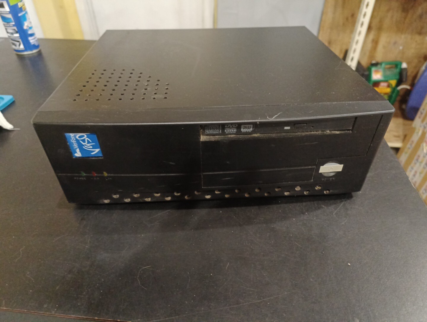 v950 VeriFone Ruby Sapphire P158-100-04 Rev Joo J00 with DVD, used with warranty
