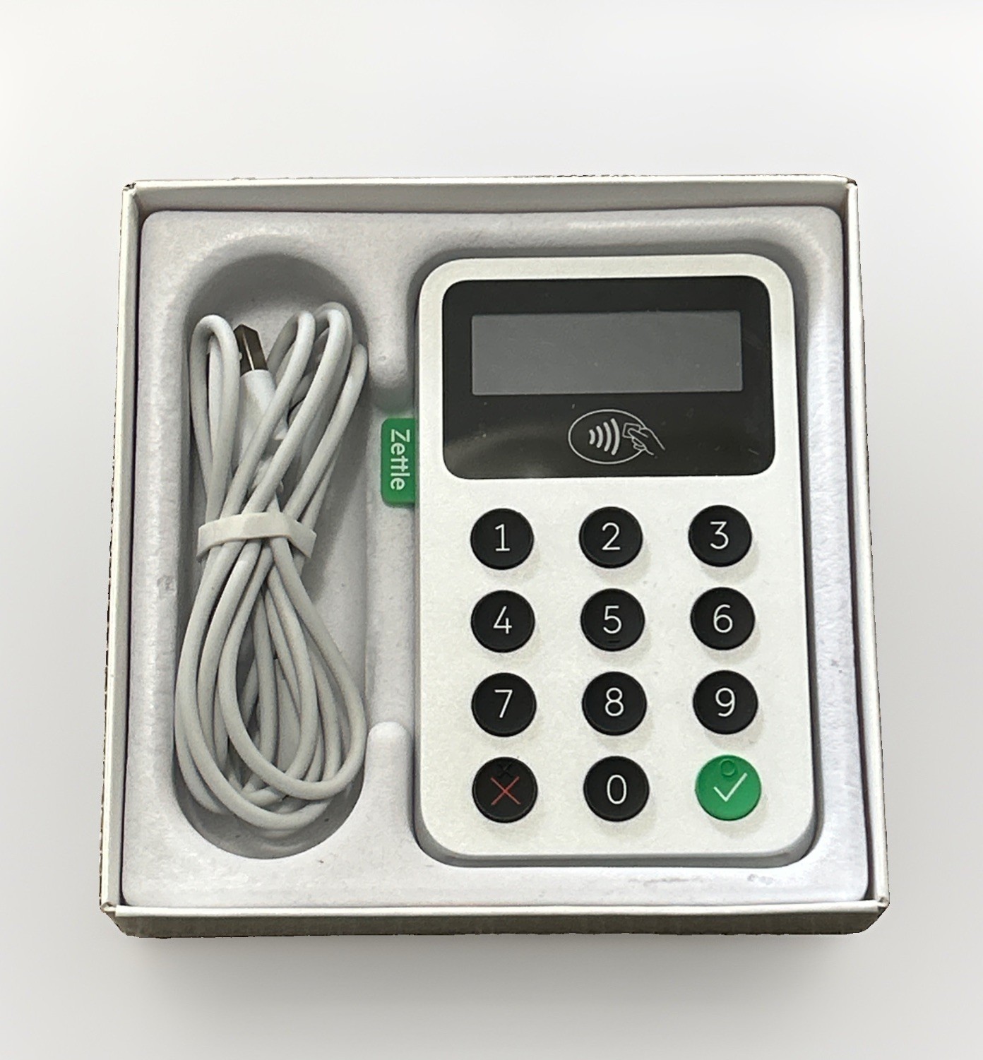 Zettle Reader 2 White by PayPal | Contactless Chip & PIN | Open Box