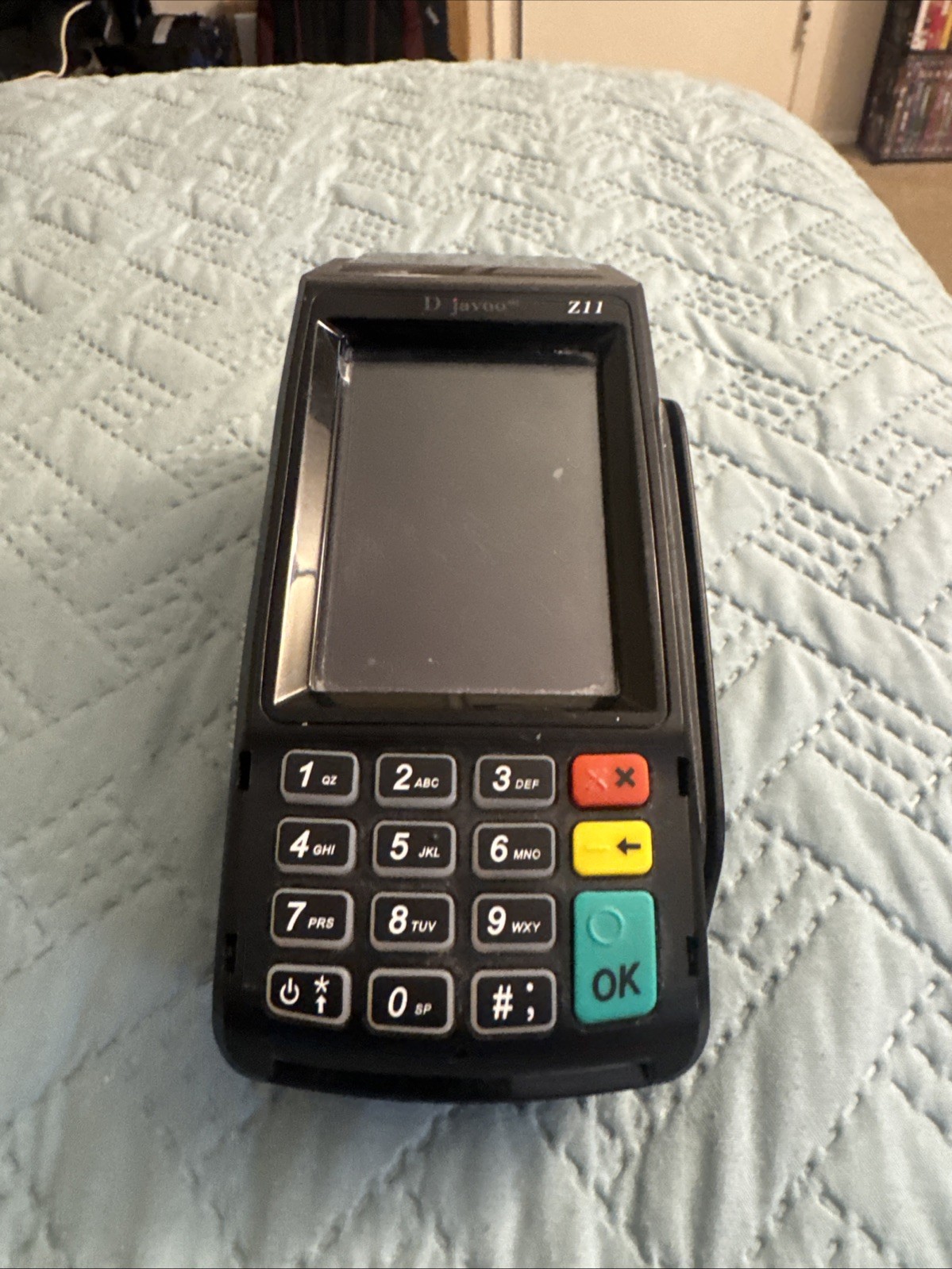 Dejavoo Z11 VEGA3000 Credit Card Payment Terminal For Parts No Ac Chord