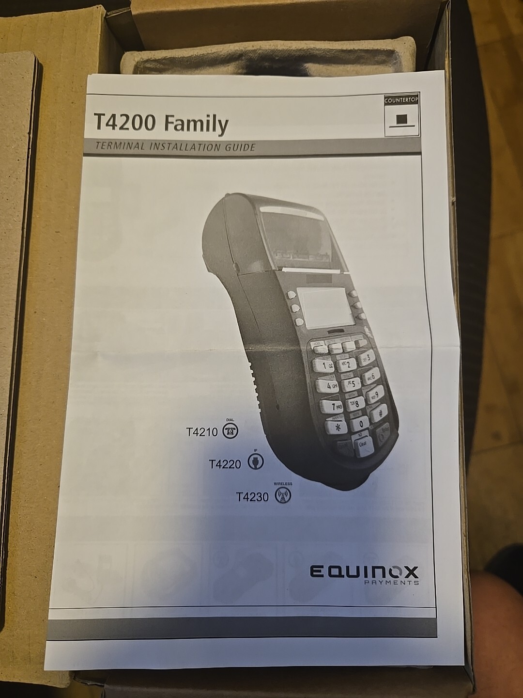 NEW Equinox T4210 Credit Card Debit Reader Terminal Machine