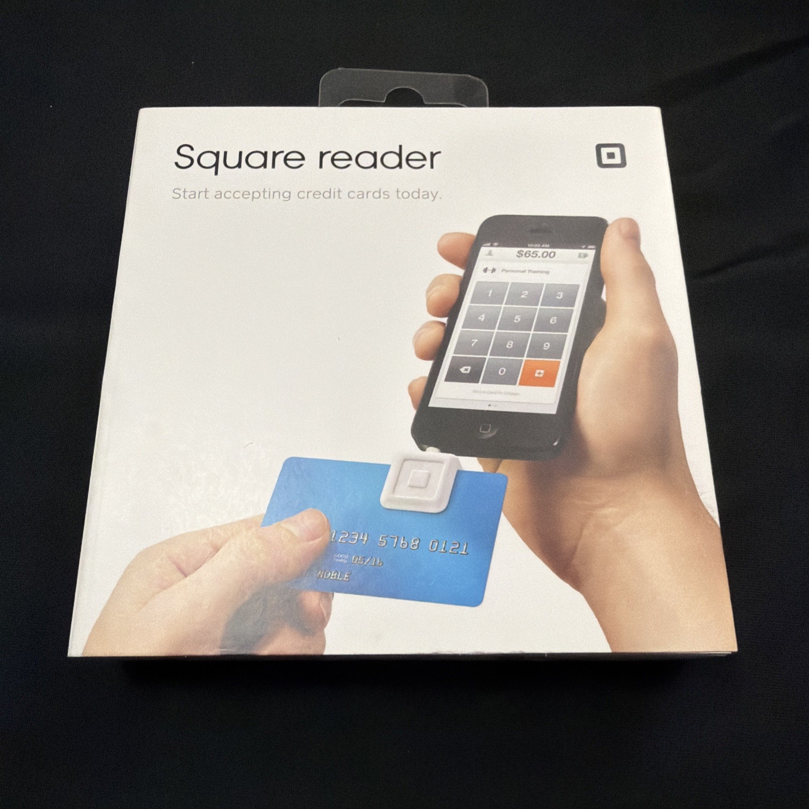 Square A-PKG-0110-1 Card Reader for iPhone iPad and Android