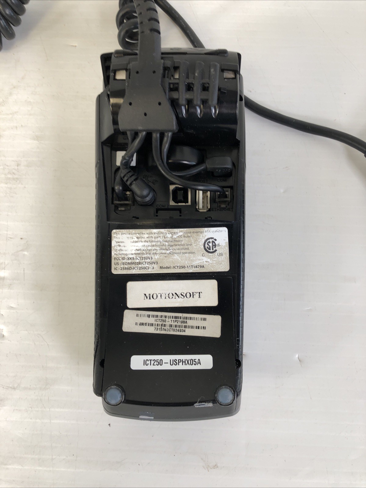 Ingenico EM / ICT250 Credit Debit Card Terminal Reader Printer & Power Supply