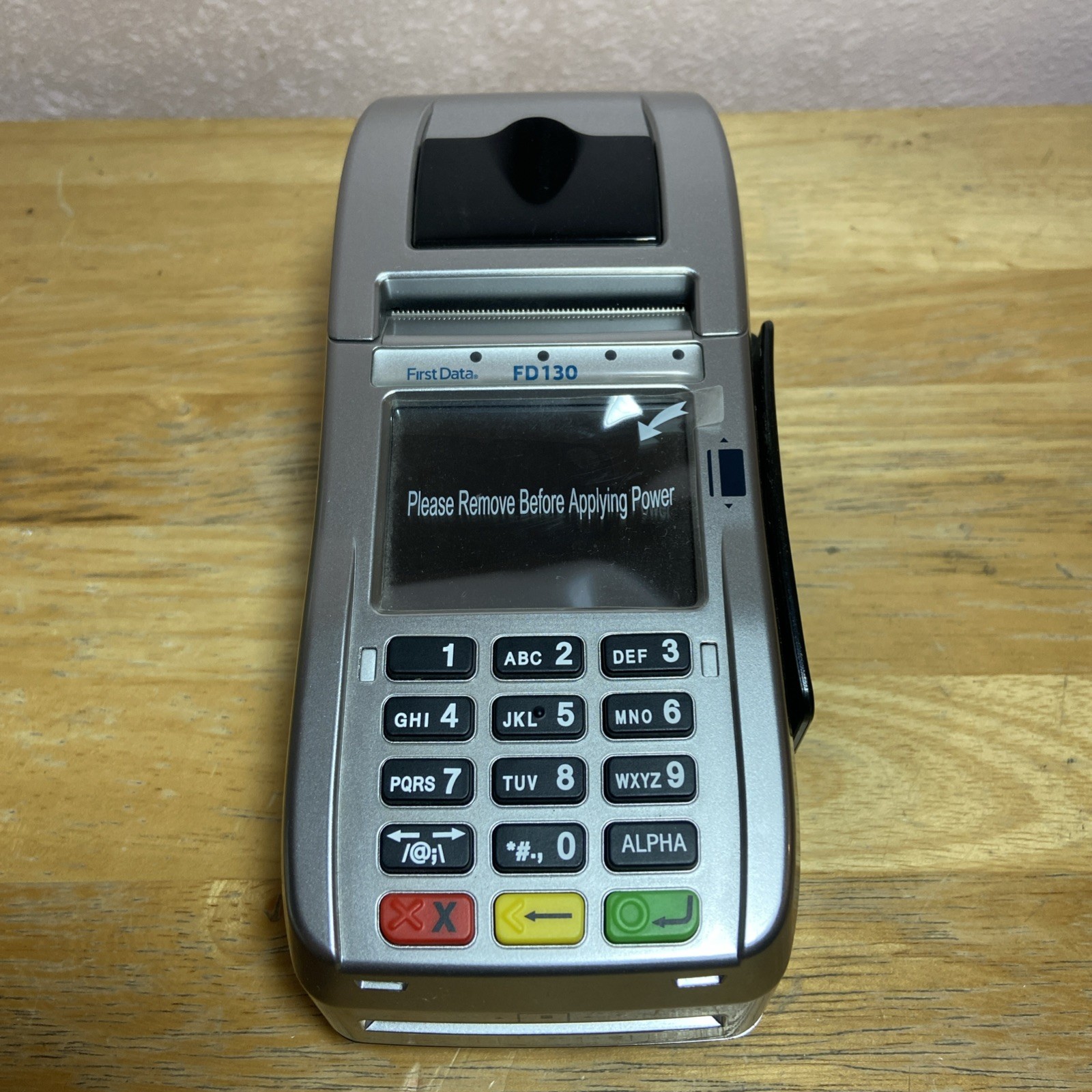 Vintage First Data FD130 Credit Card Machine Terminal (No Power Supply)