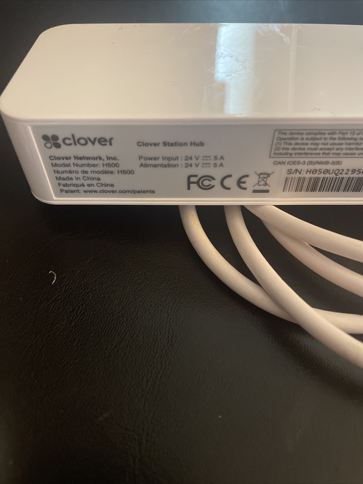 Clover H500 Clover Station Hub and Clover FSP120-AABN3 Power Supply Used