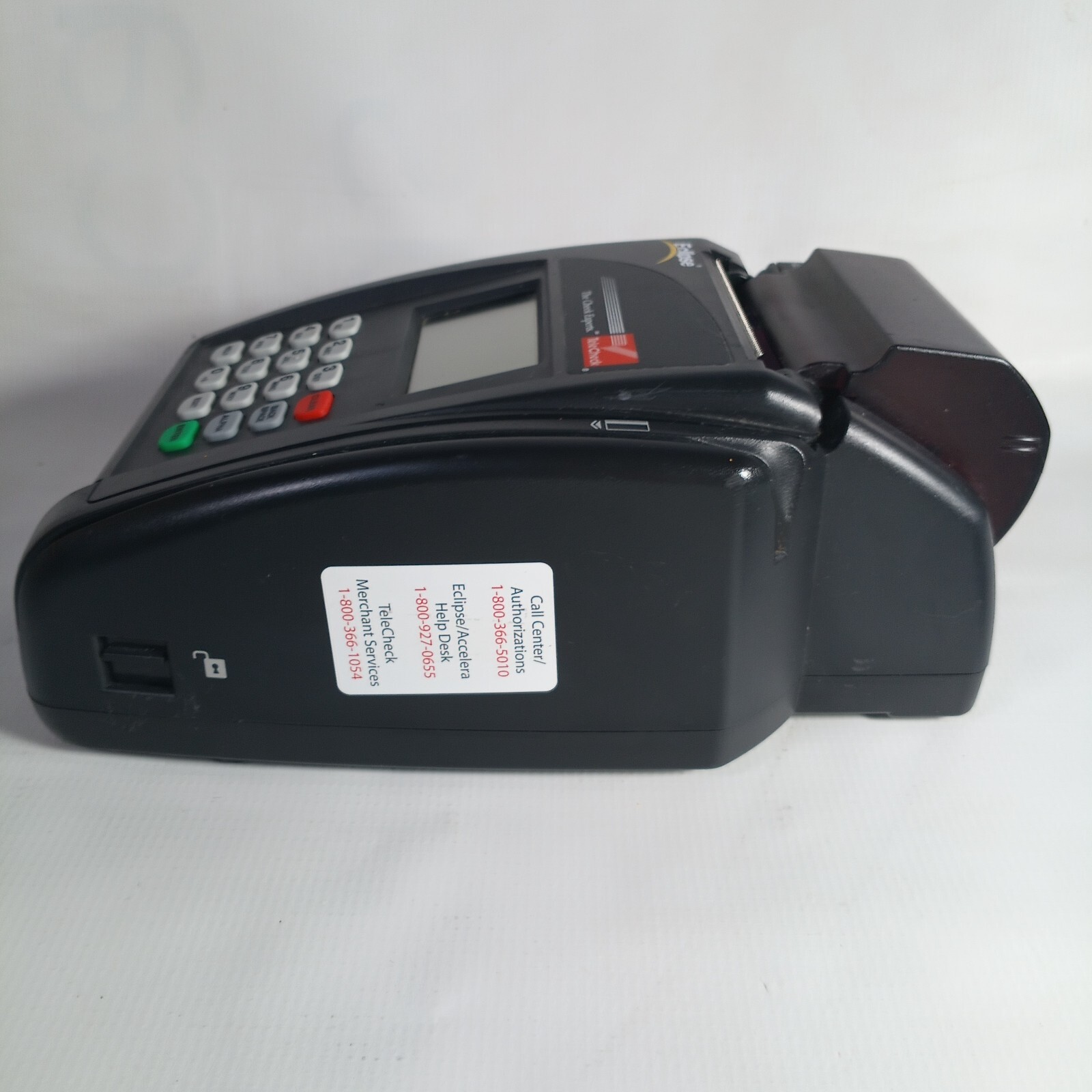 TeleCheck Eclipse Verifone Quartet Credit Card Processor P100-002-05
