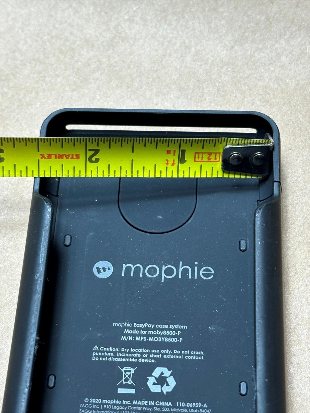 4x Pack Lot Mophie Moby8500-P Battery Case fo rIngenico Moby 8500