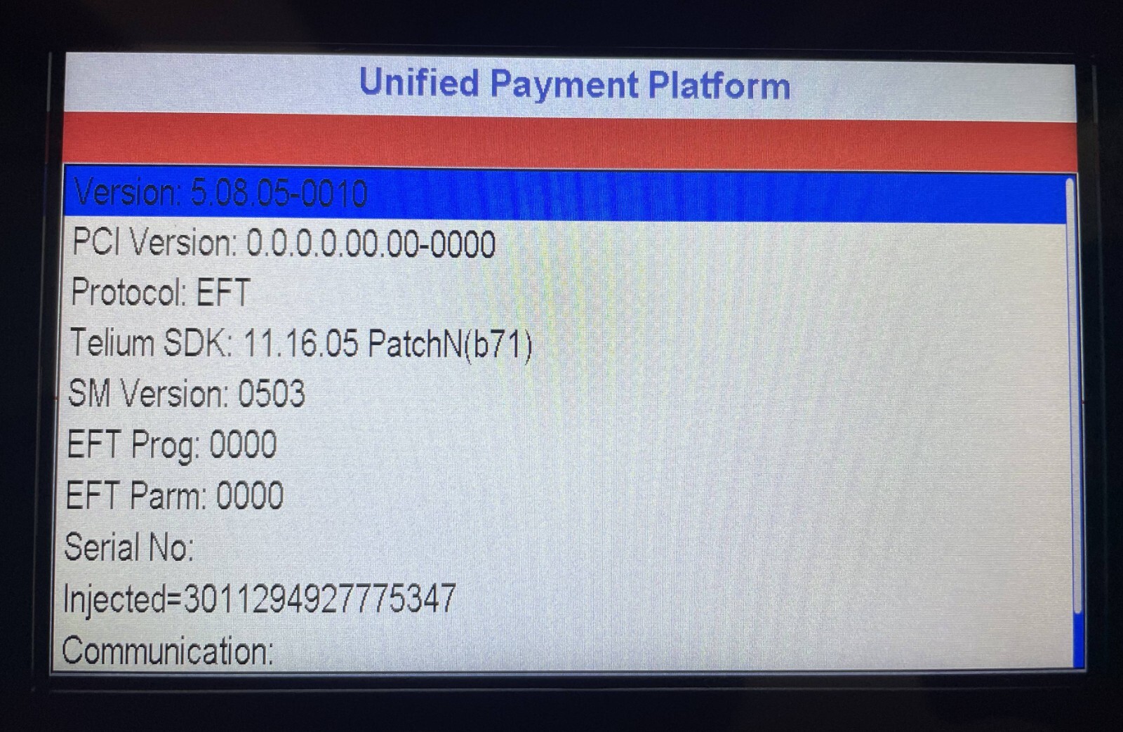 Ingenico Lane 7000 5 inch Credit Card Terminal – PRG30312951R