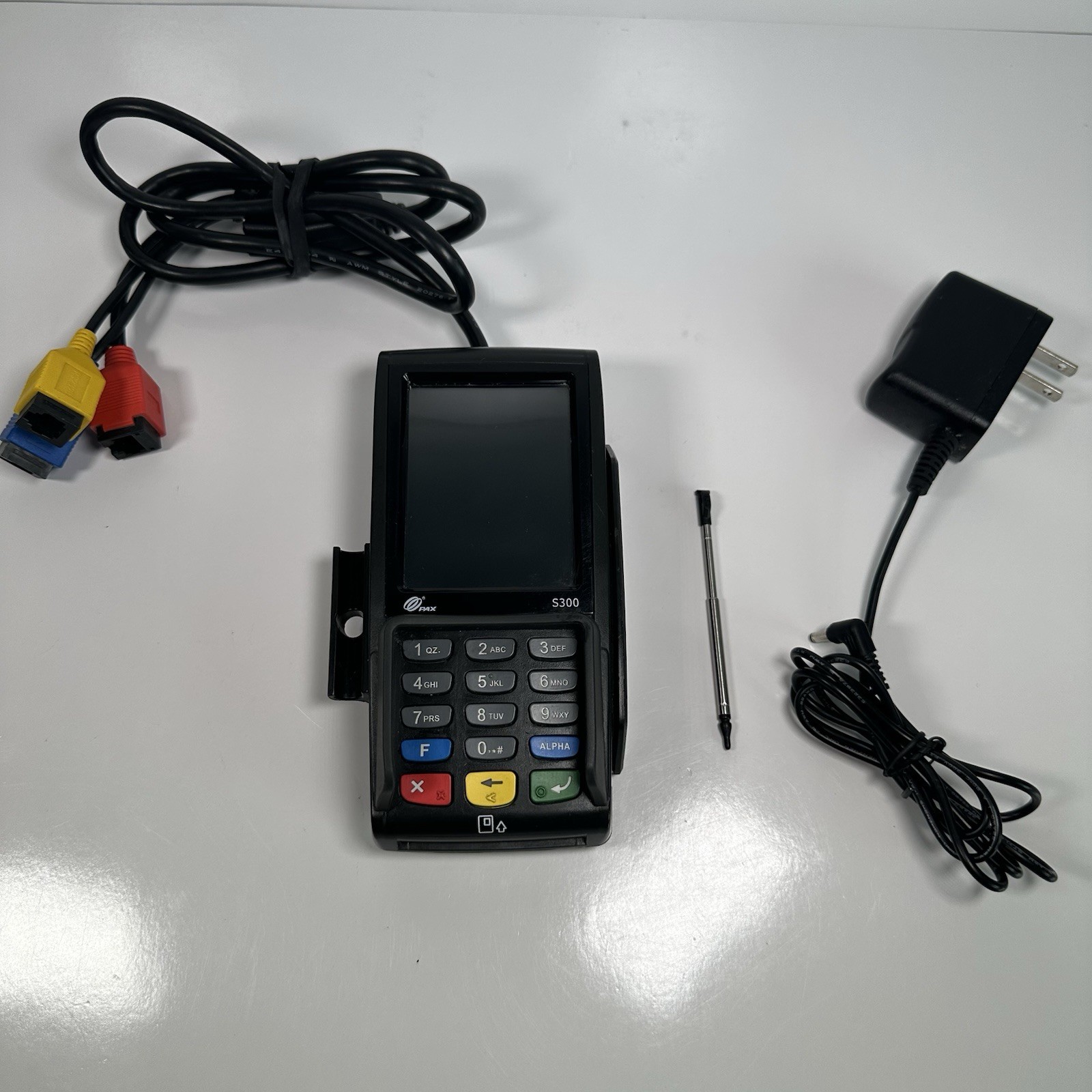 PAX S300 Integrated Pin Pad Credit Card Terminal With Power Cable