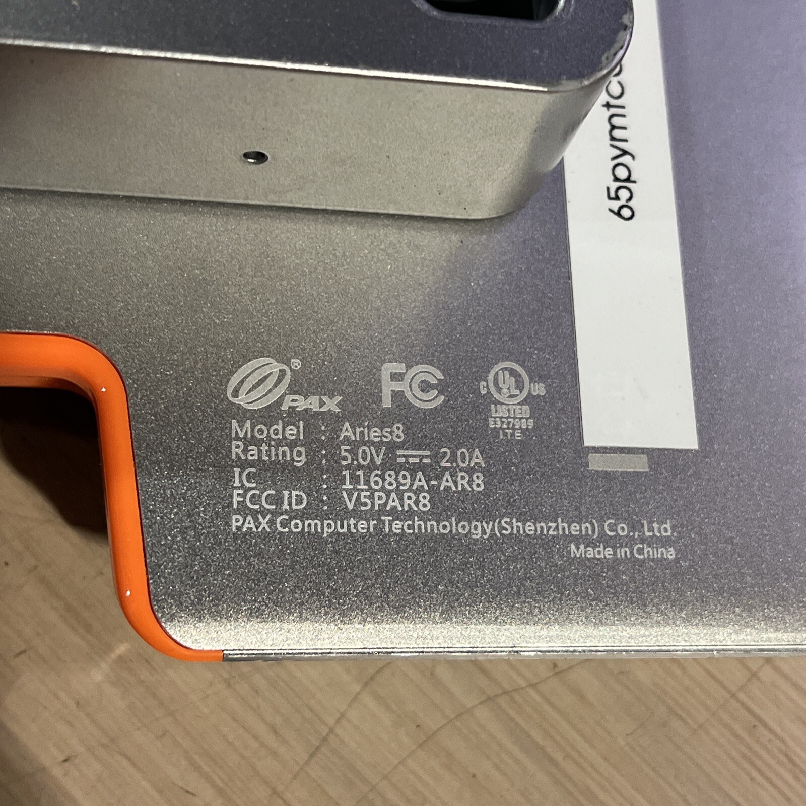 PAX ARIES8 POS CREDIT CARD SYSTEM
