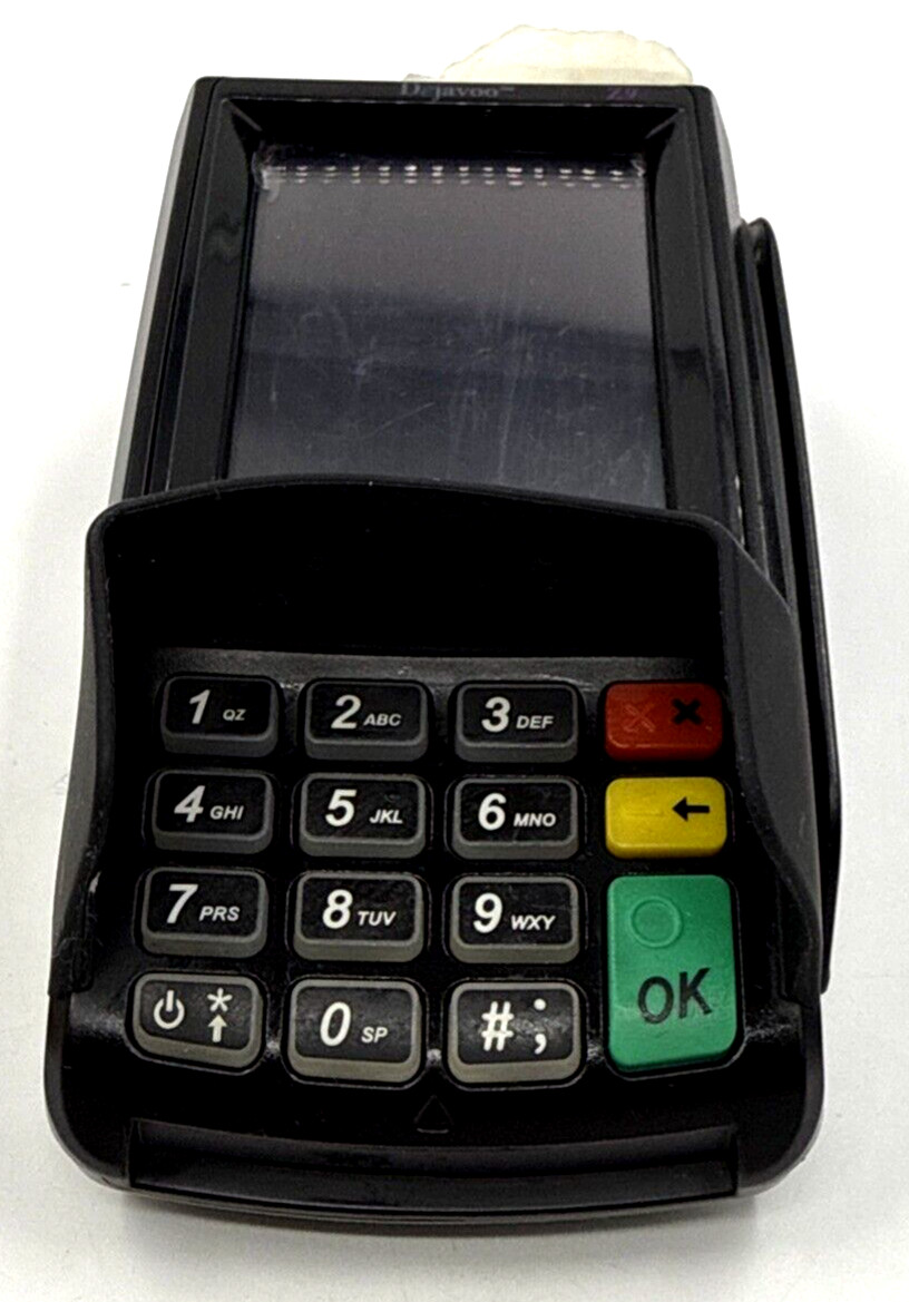 Dejavoo Z9 3.5″ VEGA3000 LCD POS Credit Card Terminal w/ No Power Cord/Tested